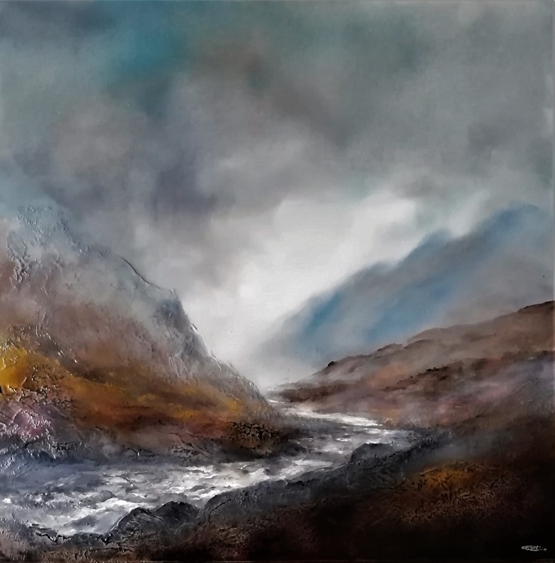 'River Snizort - Isle of Skye' by artist Peter Dworok